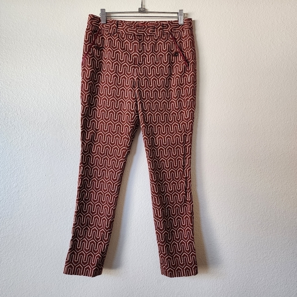Anthropologie Cartonnier Geometric Charlie Trouser 4 - Picture 3 of 7